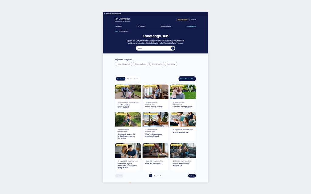 Unity Mutual Knowledge Hub