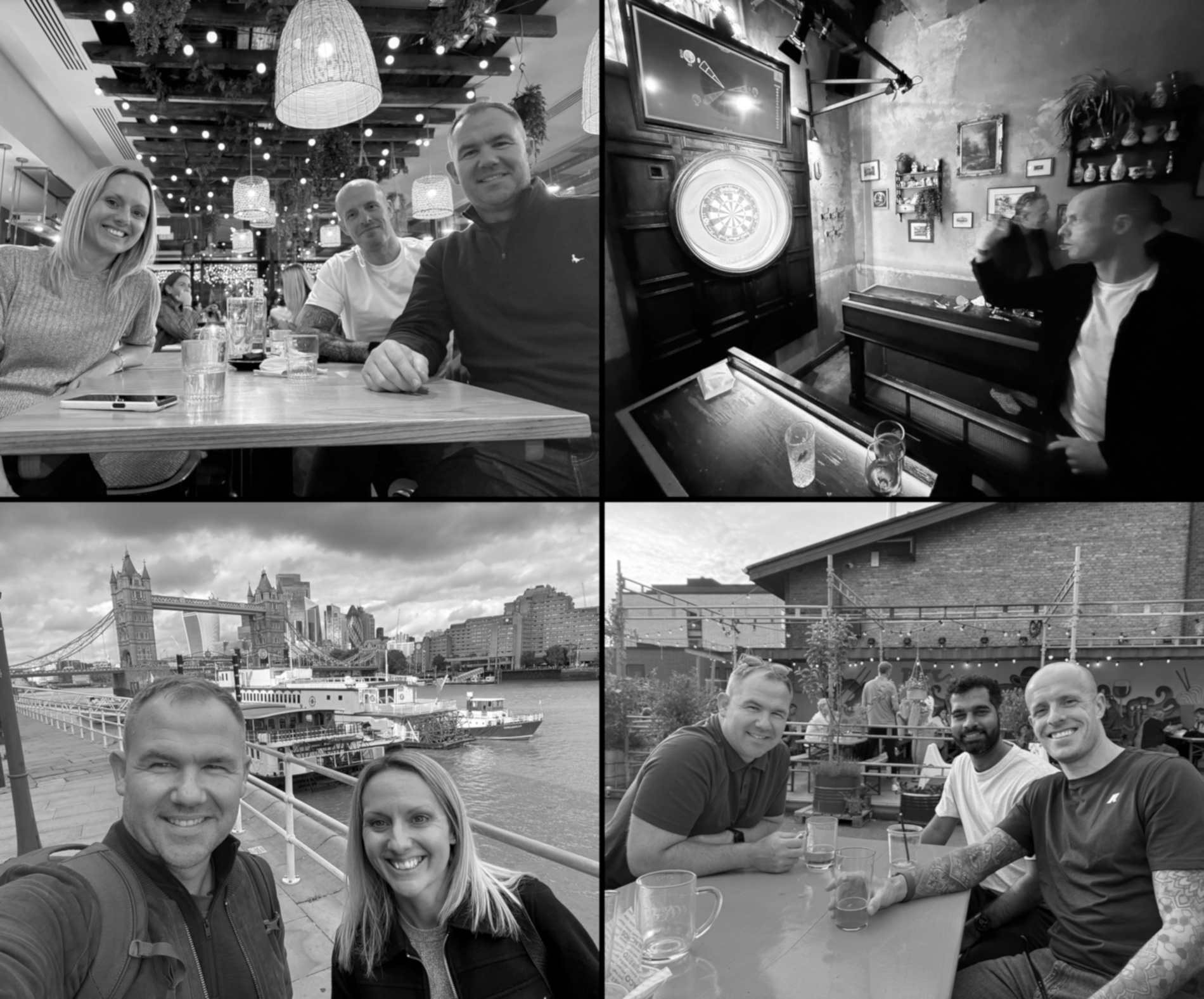 The Brace Digital team out together